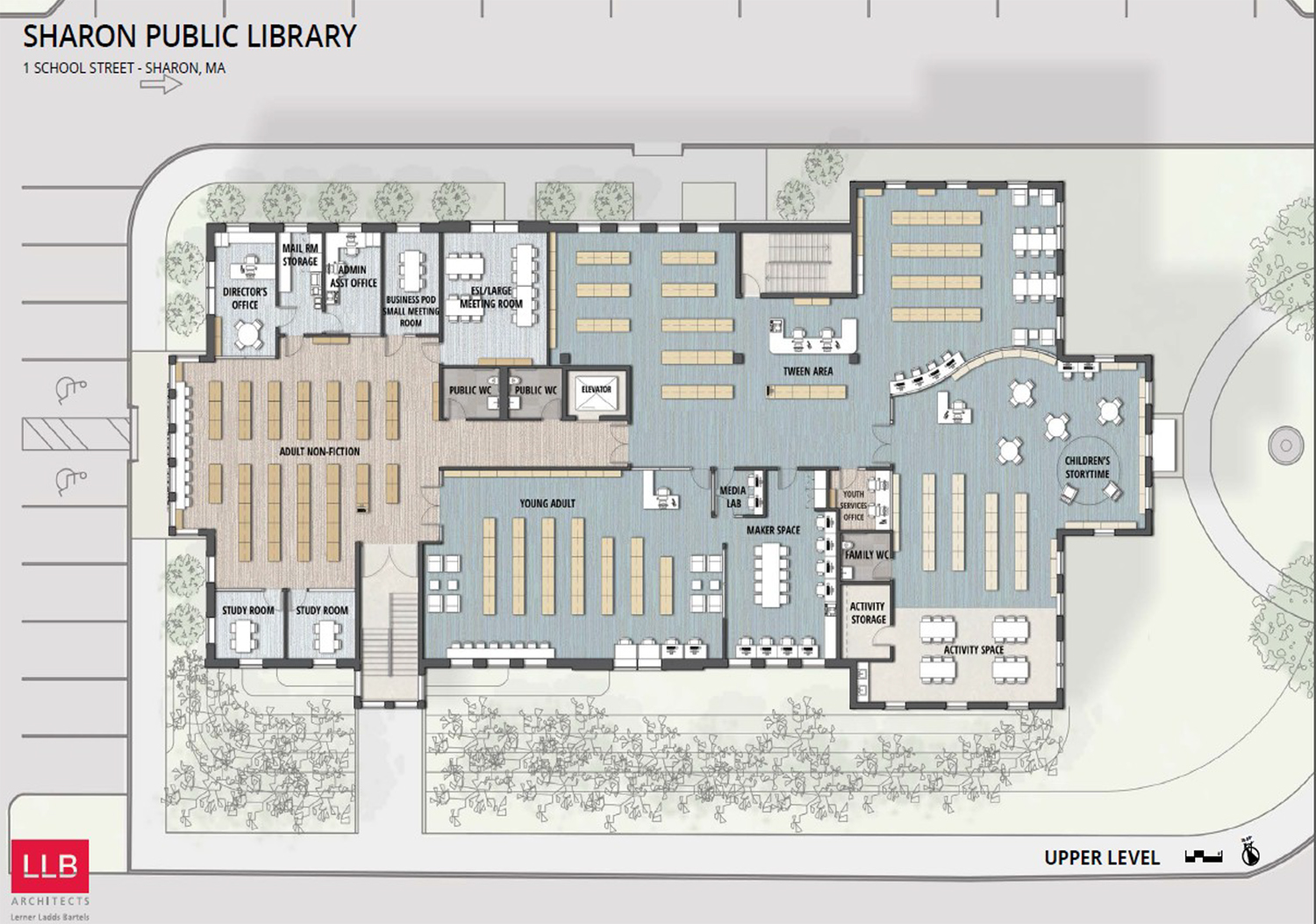План библиотеки в школе
